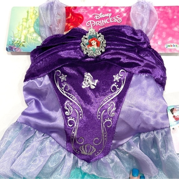 NWT Jakks Pacific Disney Princess Little Mermaid Ariel Halloween Cosplay Costume - Picture 4 of 6